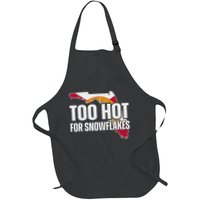Too Hot For Snowflakes Florida Flag Map State Funny Saying Apron