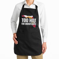 Too Hot For Snowflakes Florida Flag Map State Funny Saying Apron