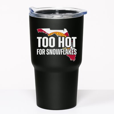 Too Hot For Snowflakes Florida Flag Map State Funny Saying Tumbler