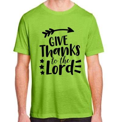 Thanksgiving Holiday Funny Gift Give Thanks To The Lord Gift Adult ChromaSoft Performance T-Shirt