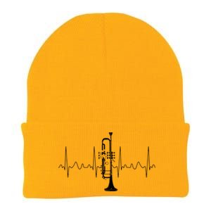 Trumpeter Heartbeat Gift Musical Instrument Trumpet Knit Cap Winter Beanie