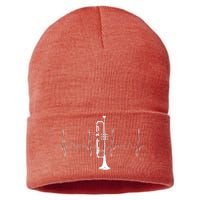 Trumpeter Heartbeat Gift Musical Instrument Trumpet Sustainable Knit Beanie