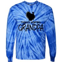 Turkey Hunting Grandpa Great Gift Tie-Dye Long Sleeve Shirt