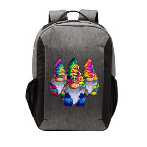 Three Hippie Gnomes Peace Gnome Funny Retro Tie Diy Design Vector Backpack