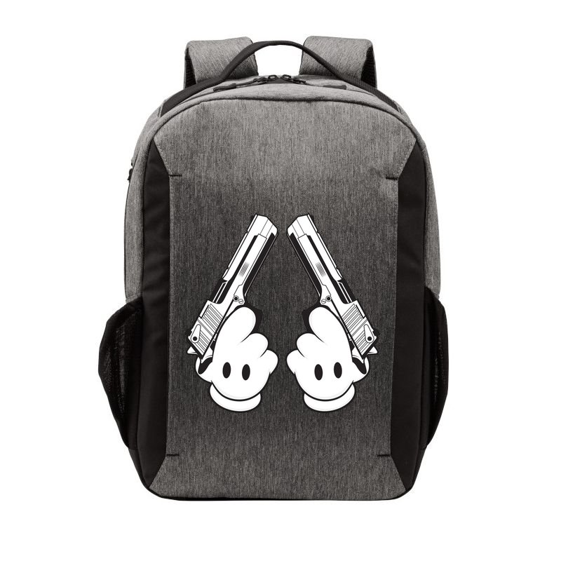 Toon Hand Guns Cartoon Vector Backpack