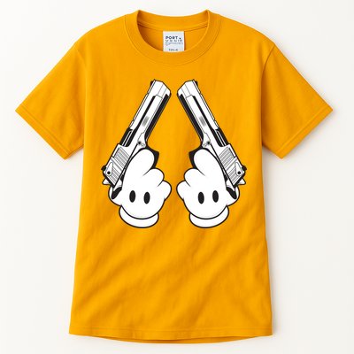 Toon Hand Guns Cartoon Tall T-Shirt