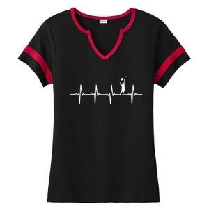 Tennis Heartbeat Gift For Tennis Players Gift Ladies Halftime Notch Neck Tee