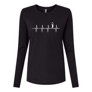 Tennis Heartbeat Gift For Tennis Players Gift Womens Cotton Relaxed Long Sleeve T-Shirt