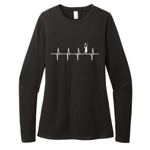 Tennis Heartbeat Gift For Tennis Players Gift Womens CVC Long Sleeve Shirt