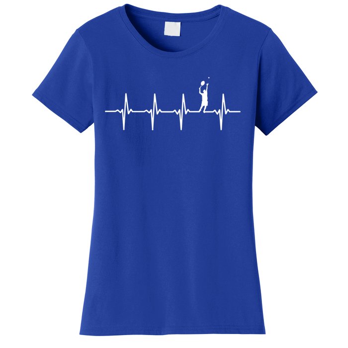 Tennis Heartbeat Gift For Tennis Players Gift Women's T-Shirt