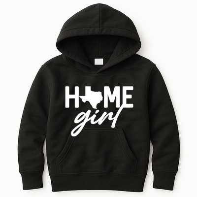Texas Home Girl Kids Hoodie