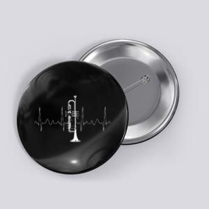 Trumpeter Heartbeat Gift Musical Instrument Trumpet Button