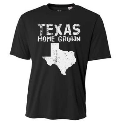 Texas Home Grown Distressed. Texas Native. Texas Born. Tx Cooling Performance Crew T-Shirt