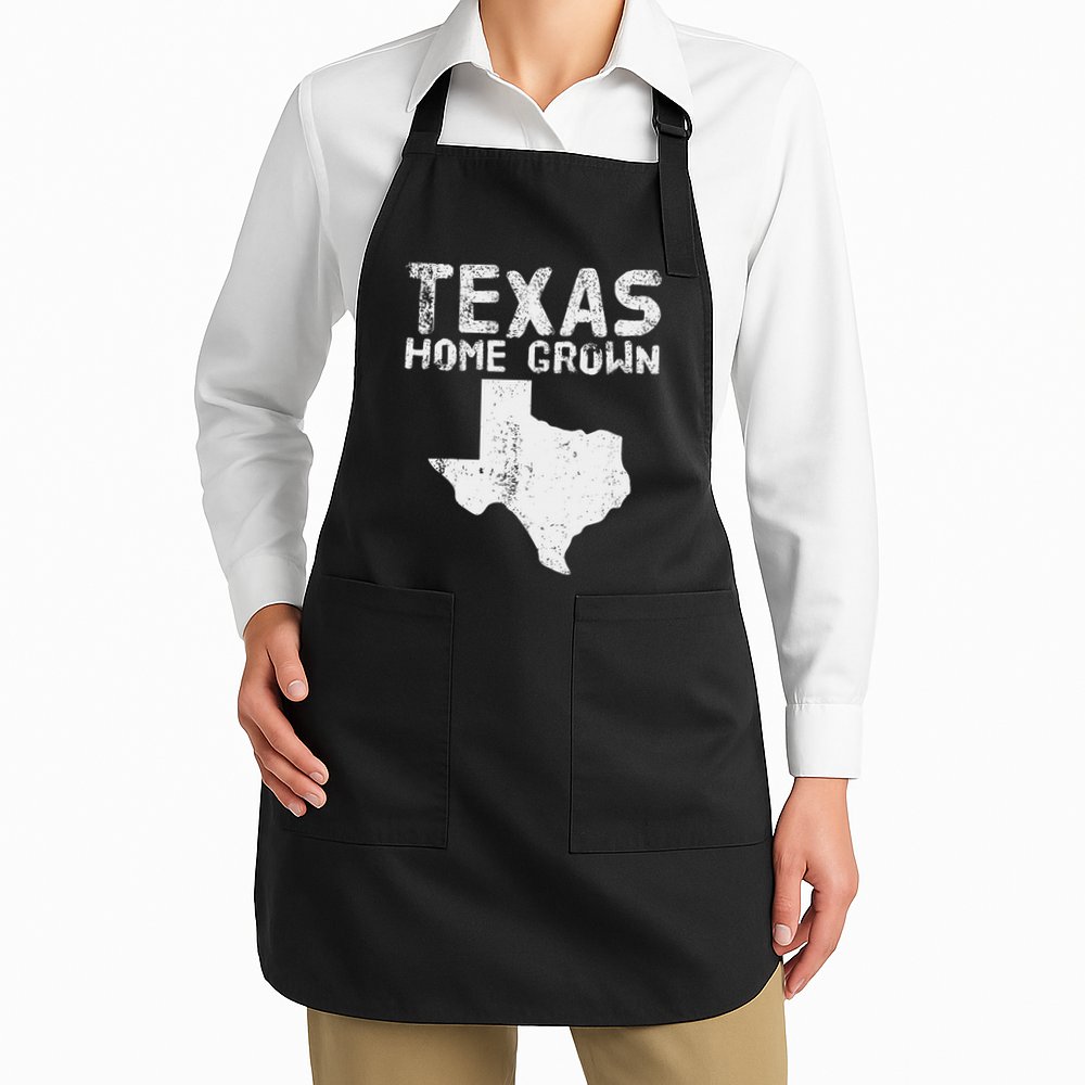 Texas Home Grown Distressed. Texas Native. Texas Born. Tx Apron