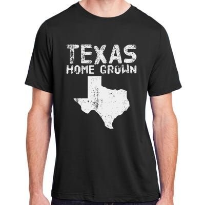 Texas Home Grown Distressed. Texas Native. Texas Born. Tx Adult ChromaSoft Performance T-Shirt