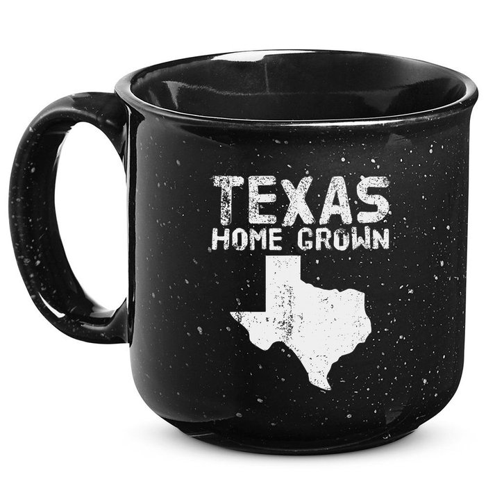 Texas Home Grown Distressed. Texas Native. Texas Born. Tx 15oz Campfire Ceramic Mug