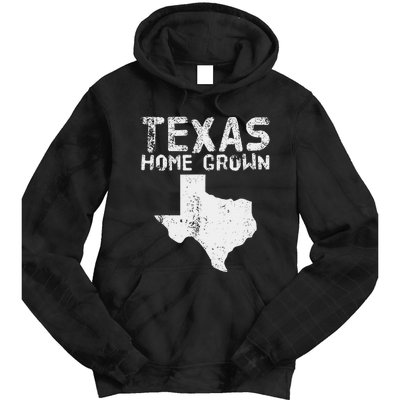 Texas Home Grown Distressed. Texas Native. Texas Born. Tx Tie Dye Hoodie