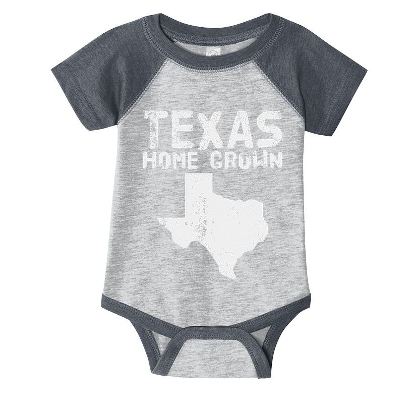 Texas Home Grown Distressed. Texas Native. Texas Born. Tx Infant Baby Jersey Bodysuit