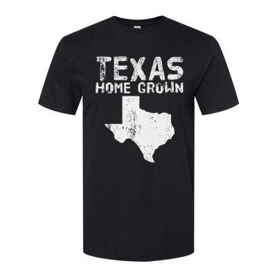 Texas Home Grown Distressed. Texas Native. Texas Born. Tx Softstyle CVC T-Shirt