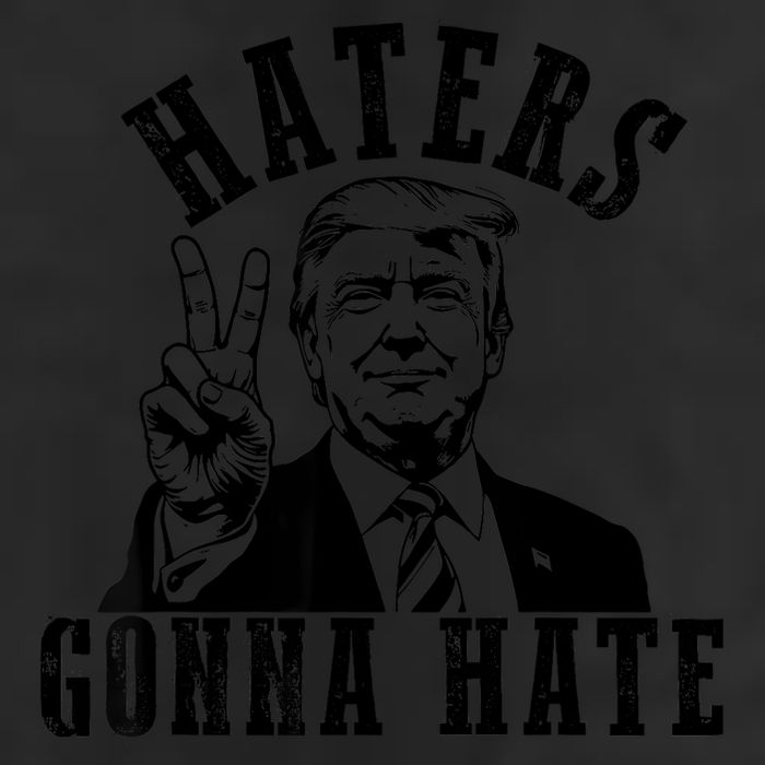 Trump Haters Gonna Hate 7 Panel Mesh Trucker Snapback Hat