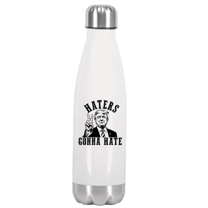 Trump Haters Gonna Hate Stainless Steel Insulated Water Bottle