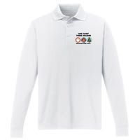 Triple Holiday Ghost Turkey & Tree Budgetfriendly Performance Long Sleeve Polo