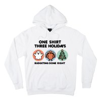 Triple Holiday Ghost Turkey & Tree Budgetfriendly Hoodie