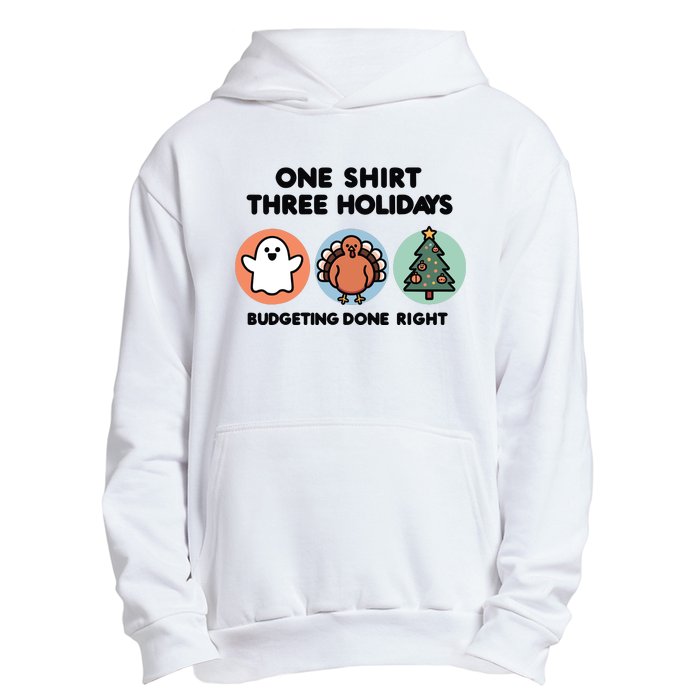 Triple Holiday Ghost Turkey & Tree Budgetfriendly Urban Pullover Hoodie