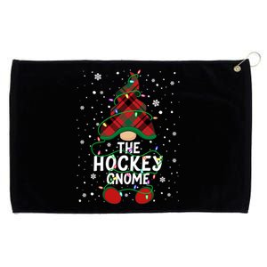 The Hockey Gnome Family Matching Group Christmas Pajama Gift Grommeted Golf Towel