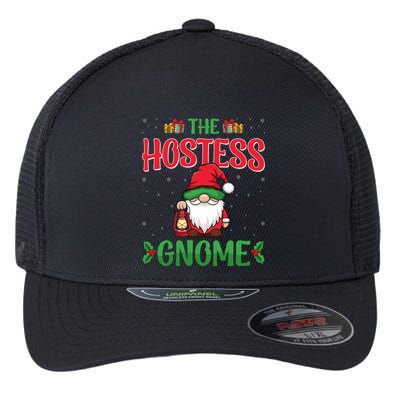 The Hostess Gnome Xmas Holiday Christmas Party Hostess Gift Flexfit Unipanel Trucker Cap