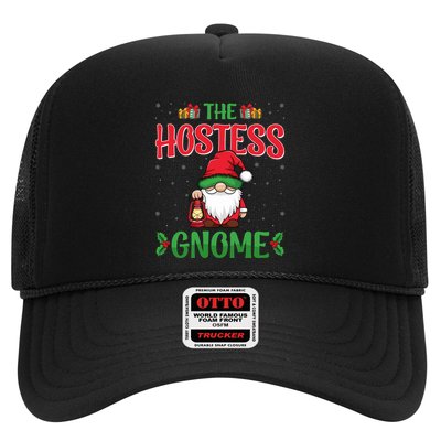The Hostess Gnome Xmas Holiday Christmas Party Hostess Gift Trucker Hat