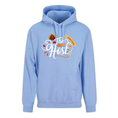 Thanksgiving Host Gobble Squad Turkey Funny Gift Great Gift Unisex Surf Hoodie