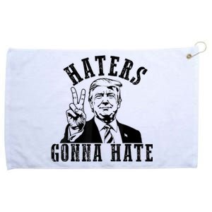 Trump Haters Gonna Hate President Donald Trump Grommeted Golf Towel