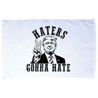 Trump Haters Gonna Hate President Donald Trump Microfiber Hand Towel