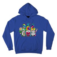 THREE HIPPIE GNOMES Groovy Peace Love Gnomies Hoodie