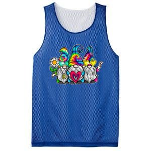 THREE HIPPIE GNOMES Groovy Peace Love Gnomies Mesh Reversible Basketball Jersey Tank