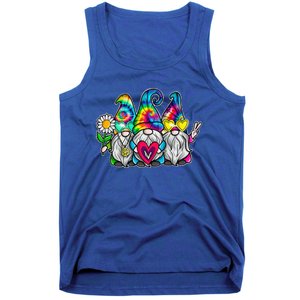 THREE HIPPIE GNOMES Groovy Peace Love Gnomies Tank Top