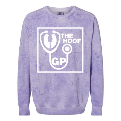 The Hoof Gp Veterinary Reference Funny Colorblast Crewneck Sweatshirt