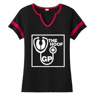 The Hoof Gp Veterinary Reference Funny Ladies Halftime Notch Neck Tee