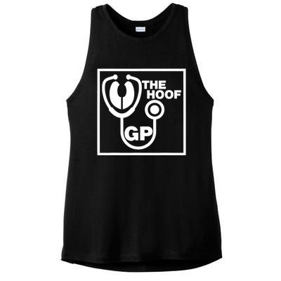 The Hoof Gp Veterinary Reference Funny Ladies PosiCharge Tri-Blend Wicking Tank