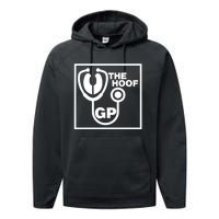 The Hoof Gp Veterinary Reference Funny Performance Fleece Hoodie