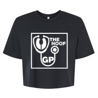 The Hoof Gp Veterinary Reference Funny Bella+Canvas Jersey Crop Tee