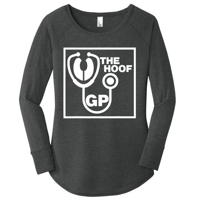 The Hoof Gp Veterinary Reference Funny Women's Perfect Tri Tunic Long Sleeve Shirt