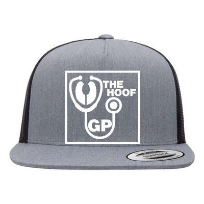 The Hoof Gp Veterinary Reference Funny Flat Bill Trucker Hat