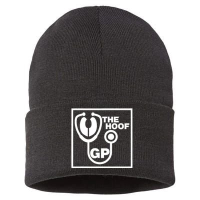 The Hoof Gp Veterinary Reference Funny Sustainable Knit Beanie