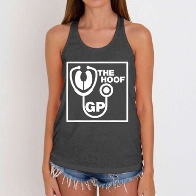 The Hoof Gp Veterinary Reference Funny Women's Knotted Racerback Tank