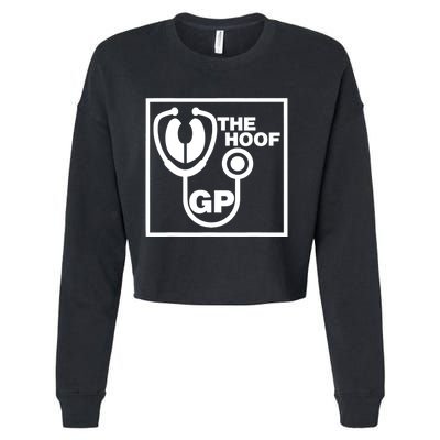 The Hoof Gp Veterinary Reference Funny Cropped Pullover Crew