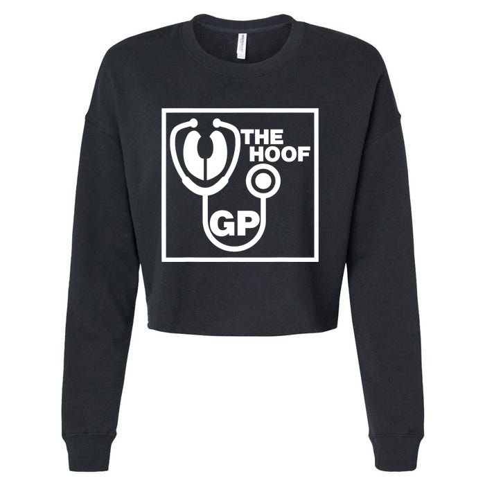 The Hoof Gp Veterinary Reference Funny Cropped Pullover Crew