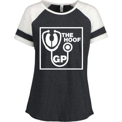 The Hoof Gp Veterinary Reference Funny Enza Ladies Jersey Colorblock Tee