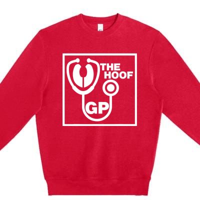 The Hoof Gp Veterinary Reference Funny Premium Crewneck Sweatshirt